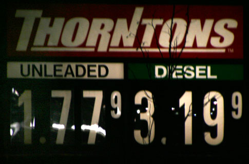 gas diesel spread
