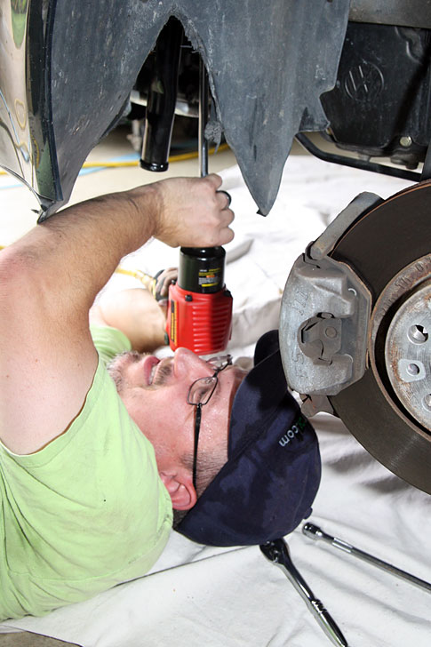 Installing skidplate