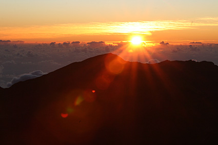 Sunrise refraction