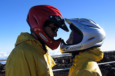 Katelyn and Alex Helmets