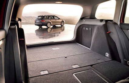 VW Jetta Sportwagen rear space