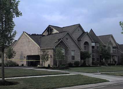 Lightning Strikes home