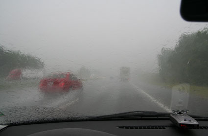 Rain and storms