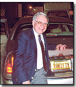Buffett and Thrifty Vanity Plate